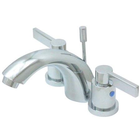 Kingston Brass KB8951NDL Mini-Widespread Bathroom Faucet, Polished Chrome KB8951NDL